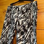 MPG Sport MPG Sz S Awesome Activewear Leggings Black & White Cool Print Photo 1