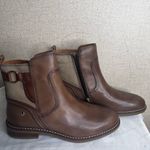 Pikolinos  Aldaya Women’s Leather Boots brown buckle accent US 7 EU 38 Photo 1