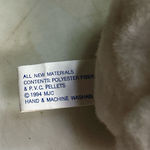 Vintage (1994) Puffkins White Black Cat Plush Keychain Collectible Key Ring Photo 1