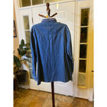 Bobbie & Brooks Bobbie Brooks denim shirt with embroidered purses size L Photo 6