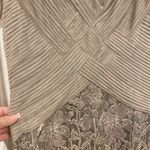 Tadashi Shoji Ruched Tulle Woven Bodice 3/4 Sleeve Gown Size 8 EUC Photo 3