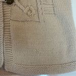 J.Crew  Handknit Wool Fisherman’s Sweater with Buttons Sz M Photo 5