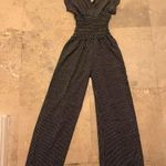 Max Studio One piece jumpsuit, sleeveless, , black and white stripes polkadots Photo 0