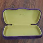 Gucci  Elegant Purple Chic Feminine Sturdy Velvet Sunglasses Case Photo 2