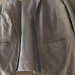 Vintage Tan Jacket with Ribbed Sleeves Size L Photo 5