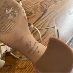 Antonio Melani  Light Sage Cream Strappy Heels Photo 5