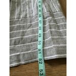 Beach Lunch Lounge Jumper Size Medium Gray & White Striped Linen Blend NWT Photo 4