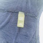 AB Studio  Short Sleeve Cardigan Open Front Handkerchief Hem Navy Women S Photo 5