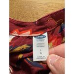 Old Navy ‎ Women Maternity Size Large Tunic Top Long Sleeve Floral Pleated Tiered Photo 2