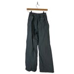 ZARA Pull On Pants Womens 6 Gray 100% Cotton Wide Leg Minimalist Streetwear Photo 3