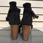 Free People  Suede Cedar Clog Black Straps Size 40.5/10.5US Photo 3