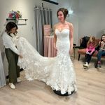 NWT Maggie Sottero “Bridget” wedding gown, size 8. White Photo 4