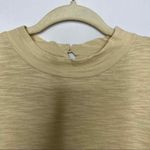 We The Free ‎ Womens Small Top Beige Long Sleeve with Lace Cuff Detail Boho Chic Photo 6