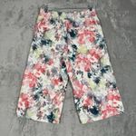 Athleta ‎ Shorts Womens Medium Multicolor Floral Savannah Bermuda Colorful Casual Photo 2