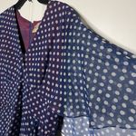 American Vintage Vintage 1970s Posh by Jay Anderson Sheer Polka Dot Flutter Sleeve Maxi Dress Photo 4