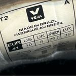 VEJA  white gold lace up low top shoes sneakers women’s 10 Photo 2