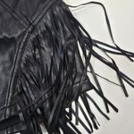 superdown  Riley Faux Leather Skirt in Black Photo 4