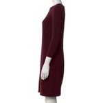 Vince  Burgundy Stretch Knit Sheath Dress M Minimalist Classic Work Chic Timeless Photo 1