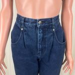 Brittania Women's Vintage Britannia High Waist Pleated Tapered Leg Mom Jeans Size 27 Photo 2