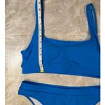 NWOT Bright Blue Scoop Neck Bikini Set – Medium | Sporty Two Photo 7
