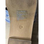 Madden Girl  Womens 9.5 Blue Embellished Slide Sandals Pearl Rhinestone Beach Photo 8