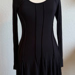 Vivienne Tam  | y2k scoop black long sleeve dress Photo 0
