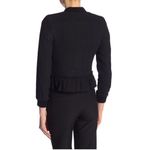 Rebecca Taylor  tweed knit black jacket size 2 Photo 5