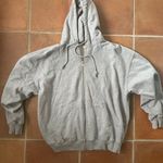 Brandy Melville Gray Zip Up Hoodie Photo 0