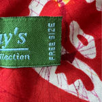 Swimsuit Beach Cover Up Lakhay's Collection Free Size Sequins and Elephants Red Photo 2