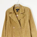 Abercrombie & Fitch  Caramel Corduroy Double Breasted Long Jacket Size Medium Photo 1