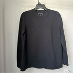 Banana Republic  women’s black crewneck chunky knit sweater in size small Photo 3