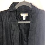 Dress Barn Blazer Denim Ruffled Collar Jacket 3/4 Sleeves Sz 18/20W GUC PLUS Sz Photo 5