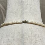 Vintage Southwestern Carved MOP Thunderbird Necklace Stone Heishi Bead Fetish White Photo 3