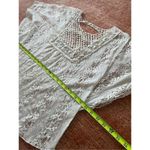 Lavish  vintage lace cream top M Photo 4