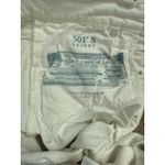 Levi's 501 Premium Skinny Distressed Jeans White Size 24 Photo 5