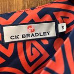 CK Bradley Coral Blue Sheath Dress size Small Cap Sleeve Career Business Travel Pink Photo 2