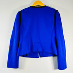 Vince Camuto  Emperor Blue Rough & Refined Vegan Leather Blazer Jacket Photo 6