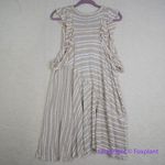 Free People New! ‎ Between The Lines Tunic Top dress Beige , size XL Photo 9