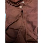 Gap NWT Body Women's Size Large Cotton Rib One Piece Bodysuit Brown Photo 8