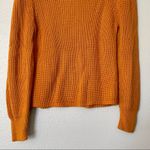 525 America Gold Pullover Crew Neck Sweater Gathered Shoulders Size Medium Photo 7