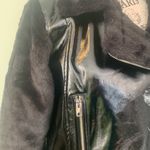 Sebby NEW  Collection Faux Leather and Faux Fur Black Moto Jacket Women’s Small Photo 5