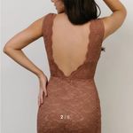 Baltic Born  Valentine Sparkle Maxi - Copper Low Open Back High Neck Bodycon Lace Photo 1