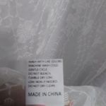 White Bridal Chic Elegant White Sheer Embroidered Kimono Cover Up Size OS Photo 3