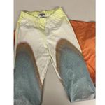 Free People NEW XS  Mandinga Otto Flared Multicolor High Waisted Legging Pants Photo 3