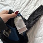 Nike VTG Y2K  Womens Size Medium Top Windbreaker Sweatshirt Black Full Zip 90s Photo 6