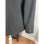 Bill Blass Vintage Size 14 Suit Black Long Sleeve Open Button Shoulder Padded Photo 6