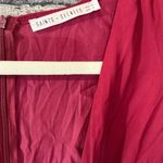 Saints + Secrets Red Tie Front Puff Sleeve Mini Dress AU 8 / US S Photo 1