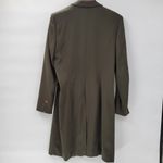 Mixit Longline Jacket Womens 12 Tall Green Stretch Notch Lapel Back Slit Career Photo 11