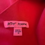 Betsey Johnson NWT  "Fire" Red Scuba Crepe Sheath Dress Photo 3