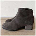 Vagabond Daisy Dark Grey Suede Ankle Booties Size 37 Photo 5